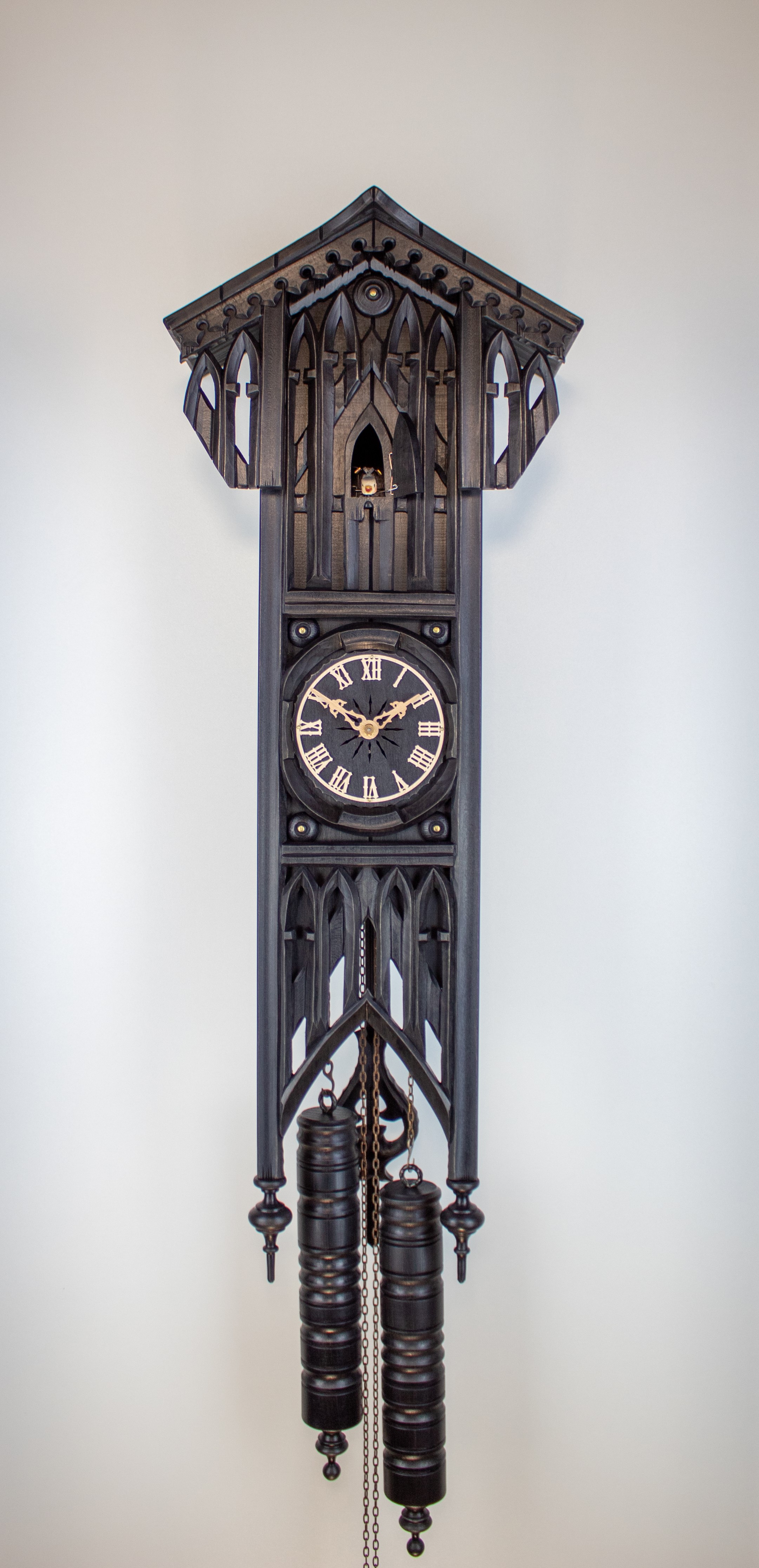 8 Days Cuckoo Clock gothic style