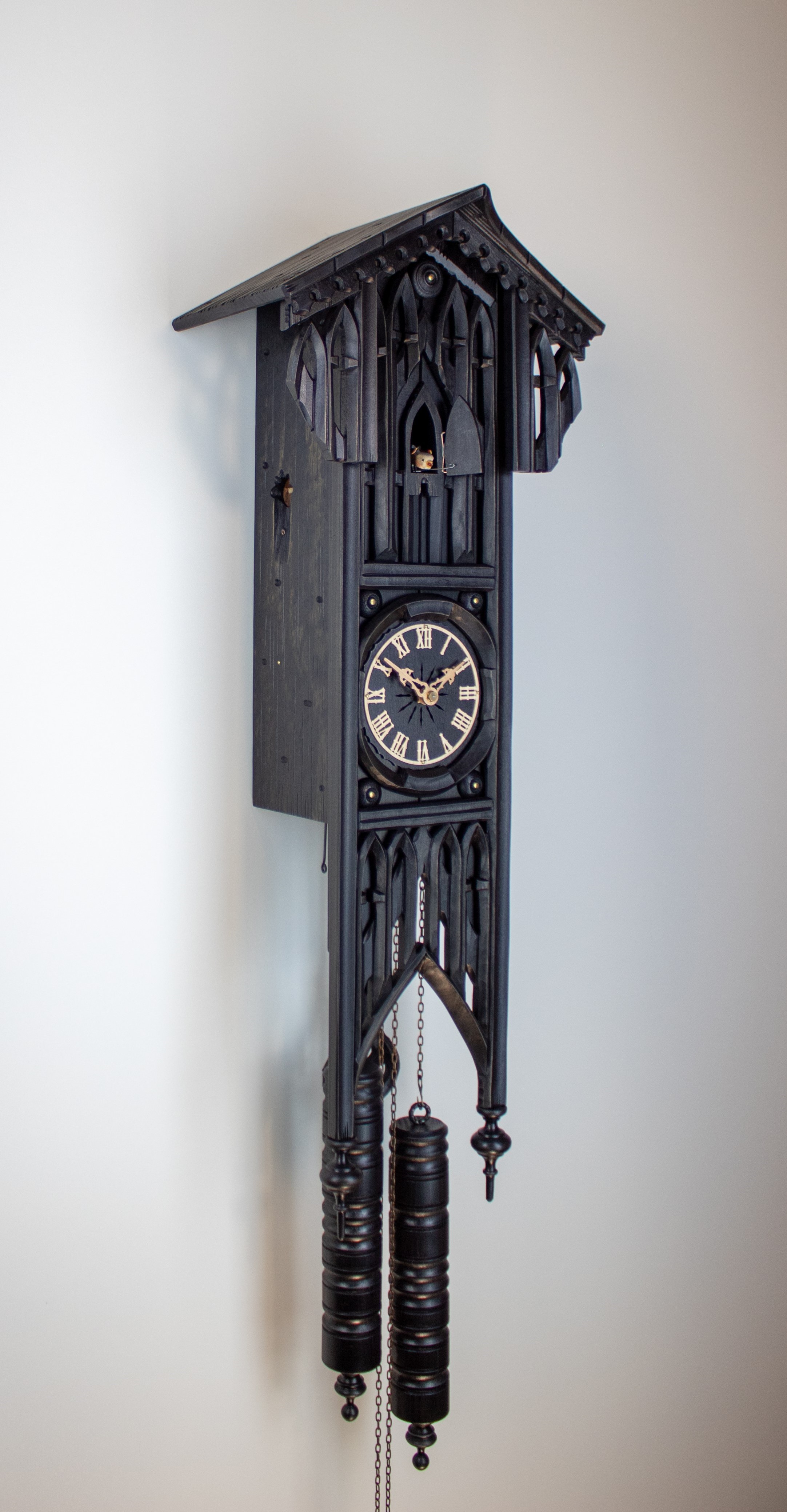 8 Days Cuckoo Clock gothic style