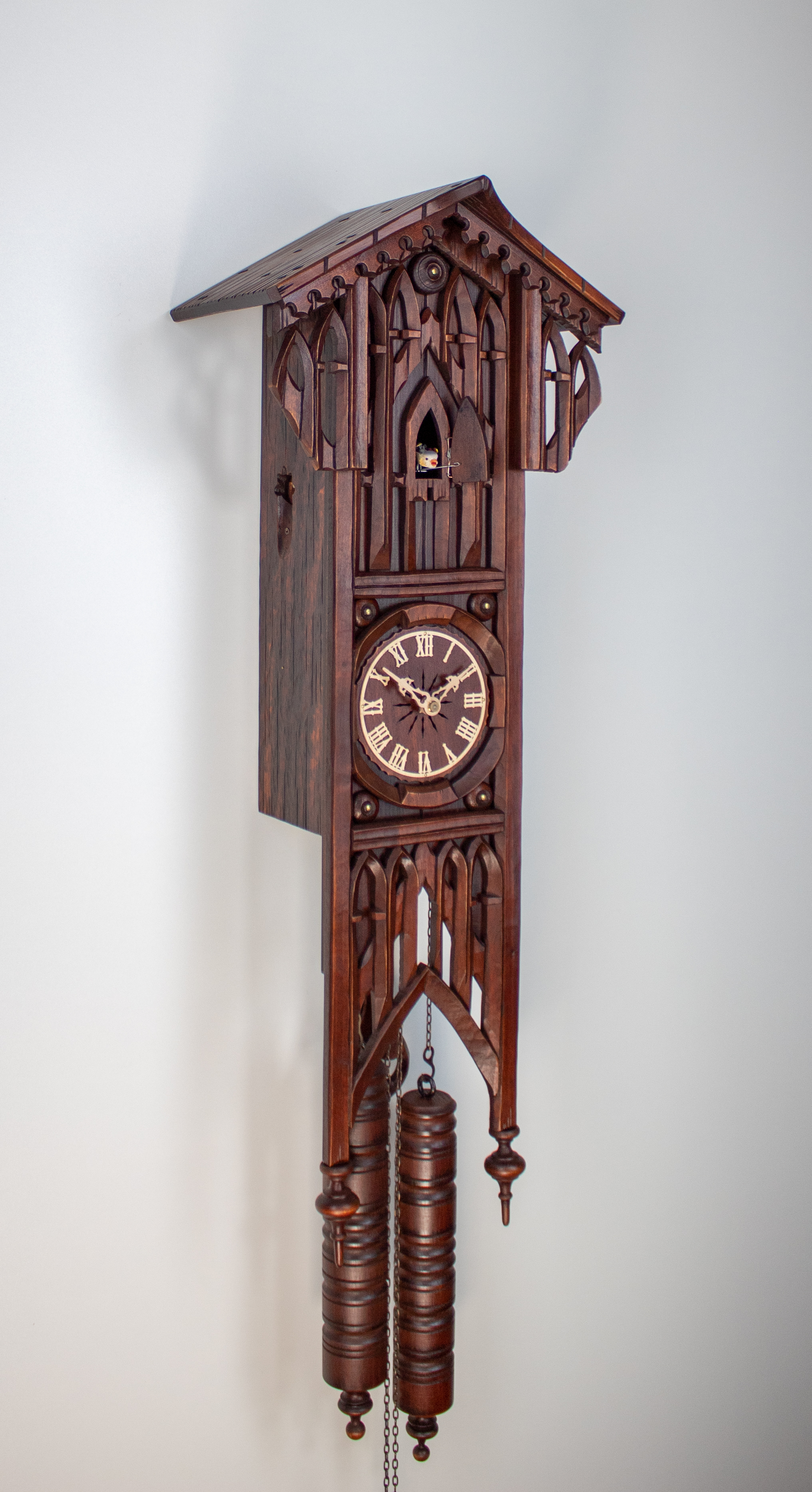 8 Days Cuckoo Clock gothic style